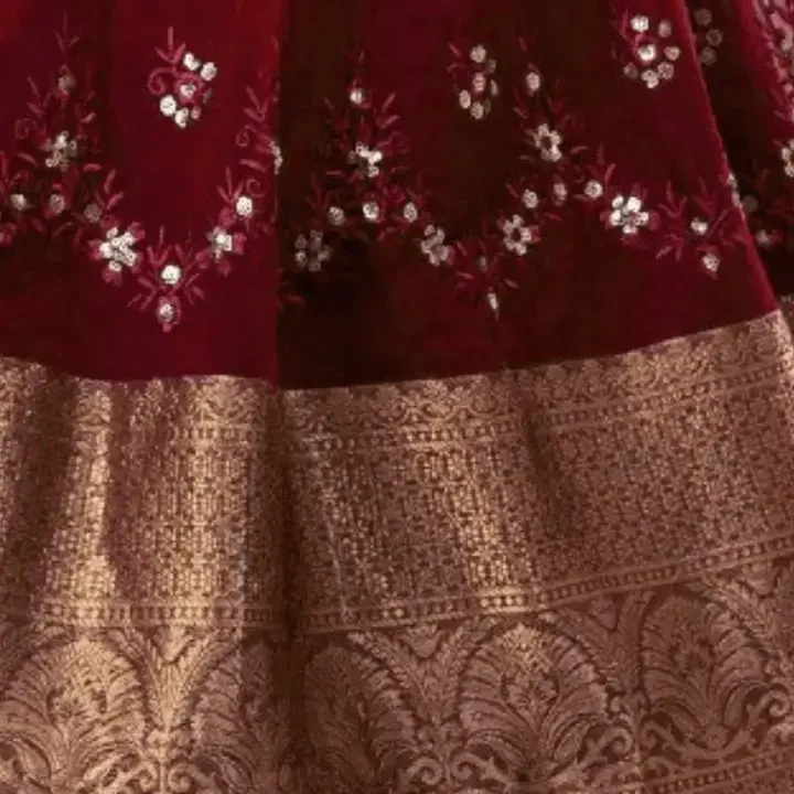 UFB Embellished Embroidered Puff Sleeve Net Maxi Dress, Maroon