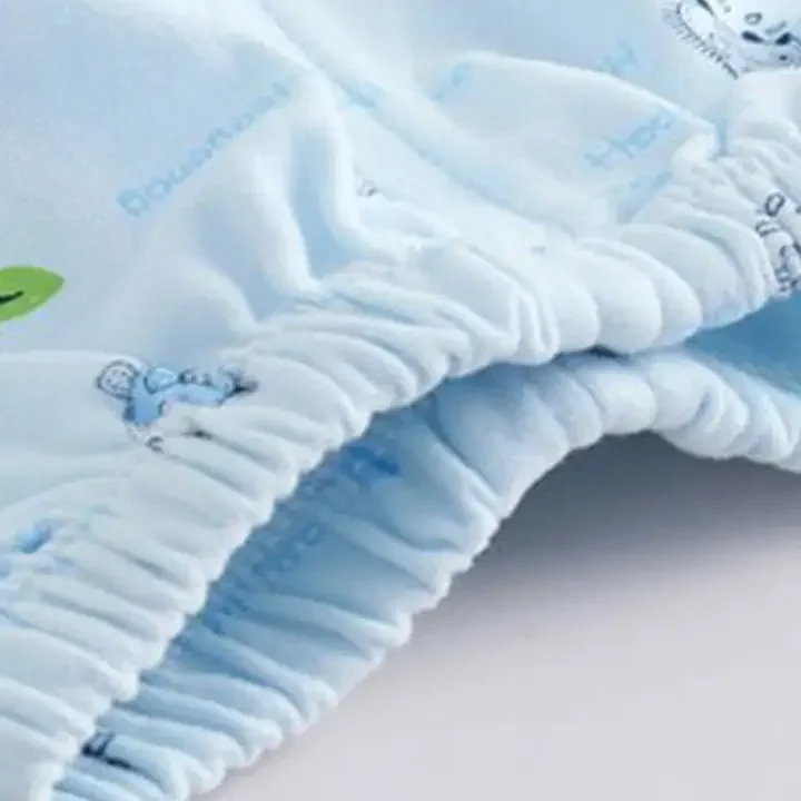 Fancy Walas Kids 5-Piece Pure Cotton Baby Apparel Gift Set, Blue