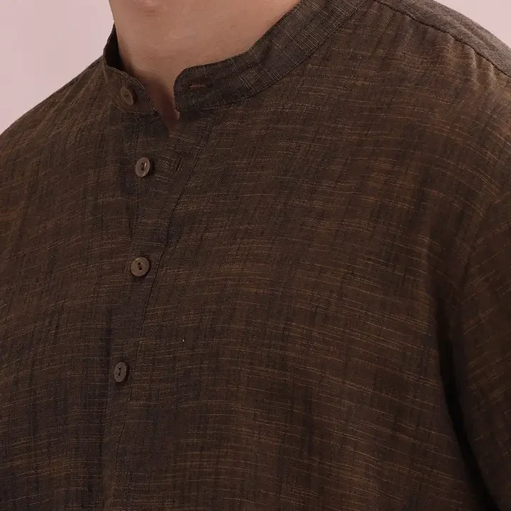 FILORI STUDIO Men Kurta, Brown