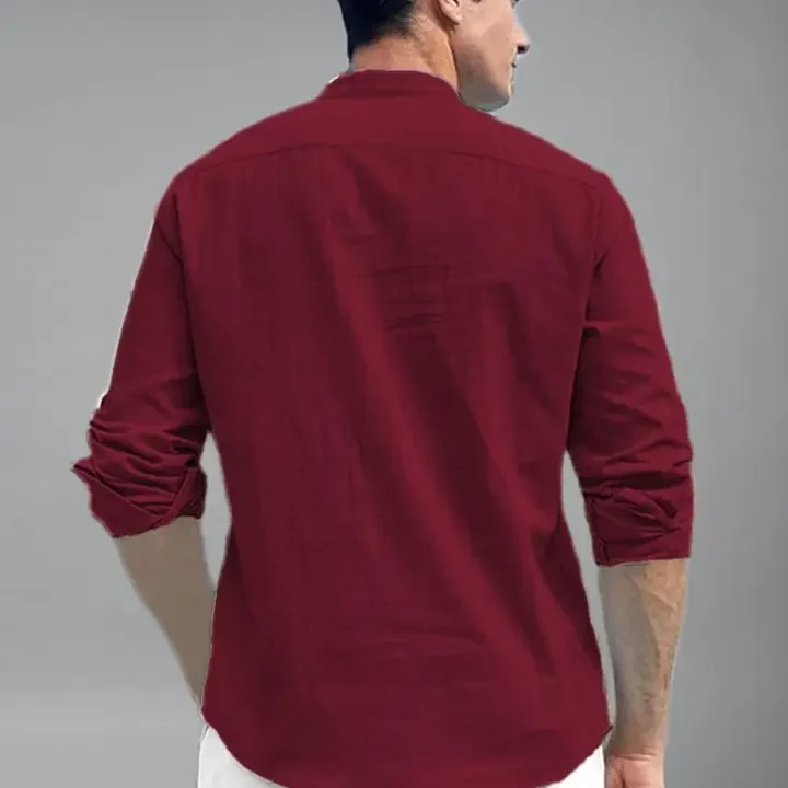 Yugnik Men Kurta, Maroon