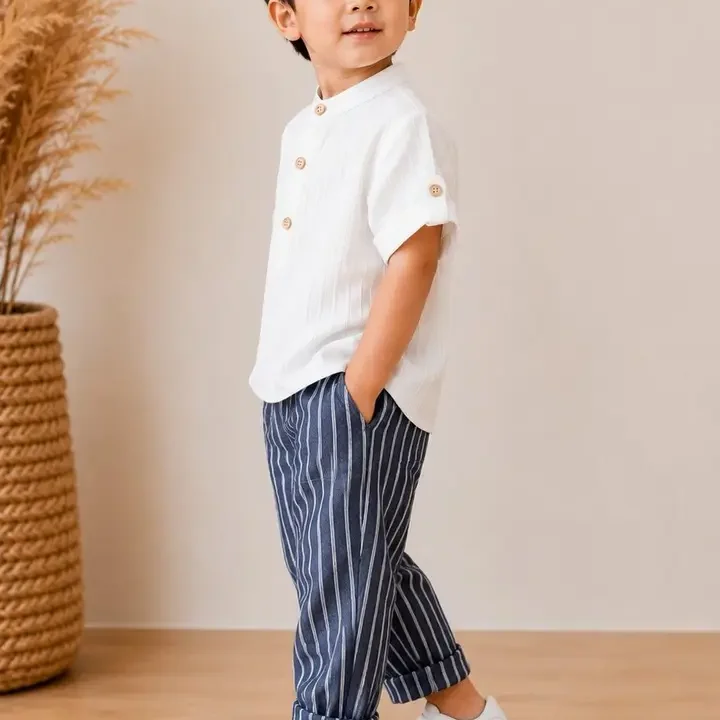 VISHVA CREATION Self Design Shirt with Trousers, Multi