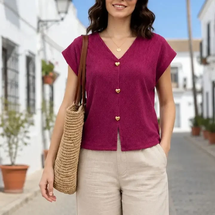 Arbiter Collection Top, Purple